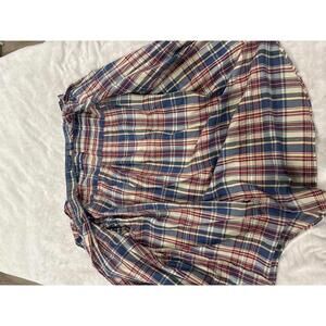 Van Heusen Plaid Dress Shirt 2X